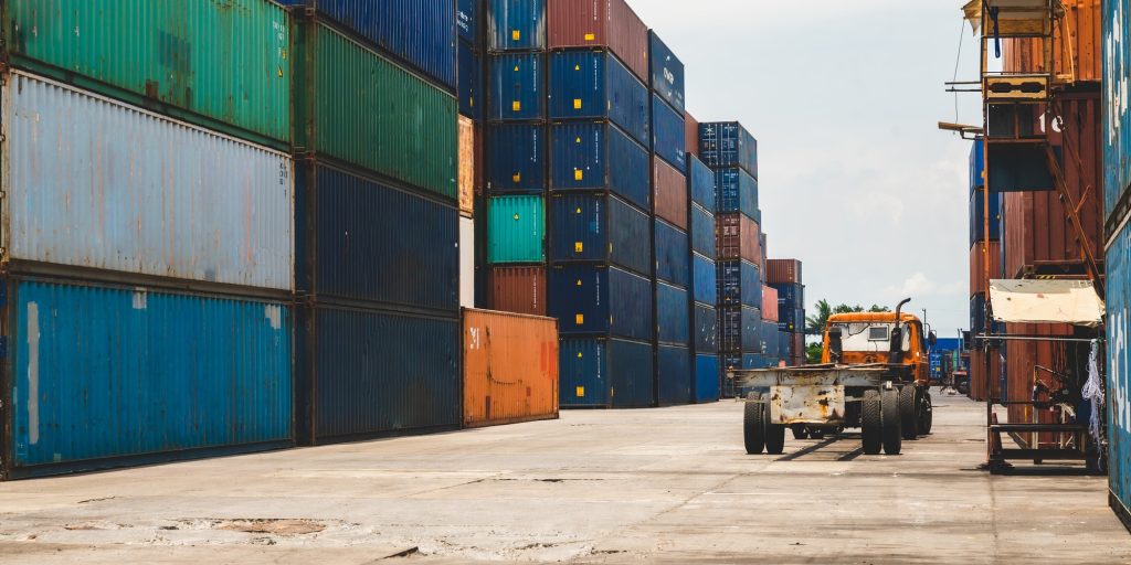 transportation business logistic container for shipping industry to export and import cargo